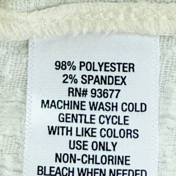 Liz Claiborne Women's Pullover 3/4 Sleeve Cream Blouse Plus Size 3X NWT - Picture 10 of 12